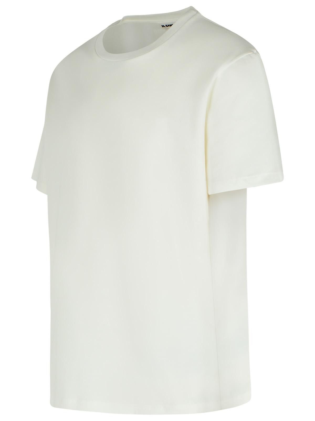 Jil Sander JIL SANDER White Cotton T-Shirt Size US XL / EU 56 / 4 - 2 Thumbnail