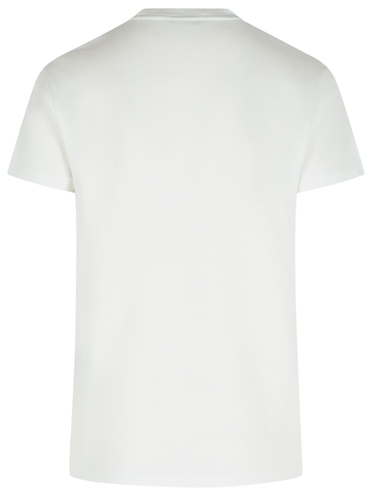Tom Ford TOM FORD White Cotton T-Shirts Size US M / EU 48-50 / 2 - 3 Thumbnail