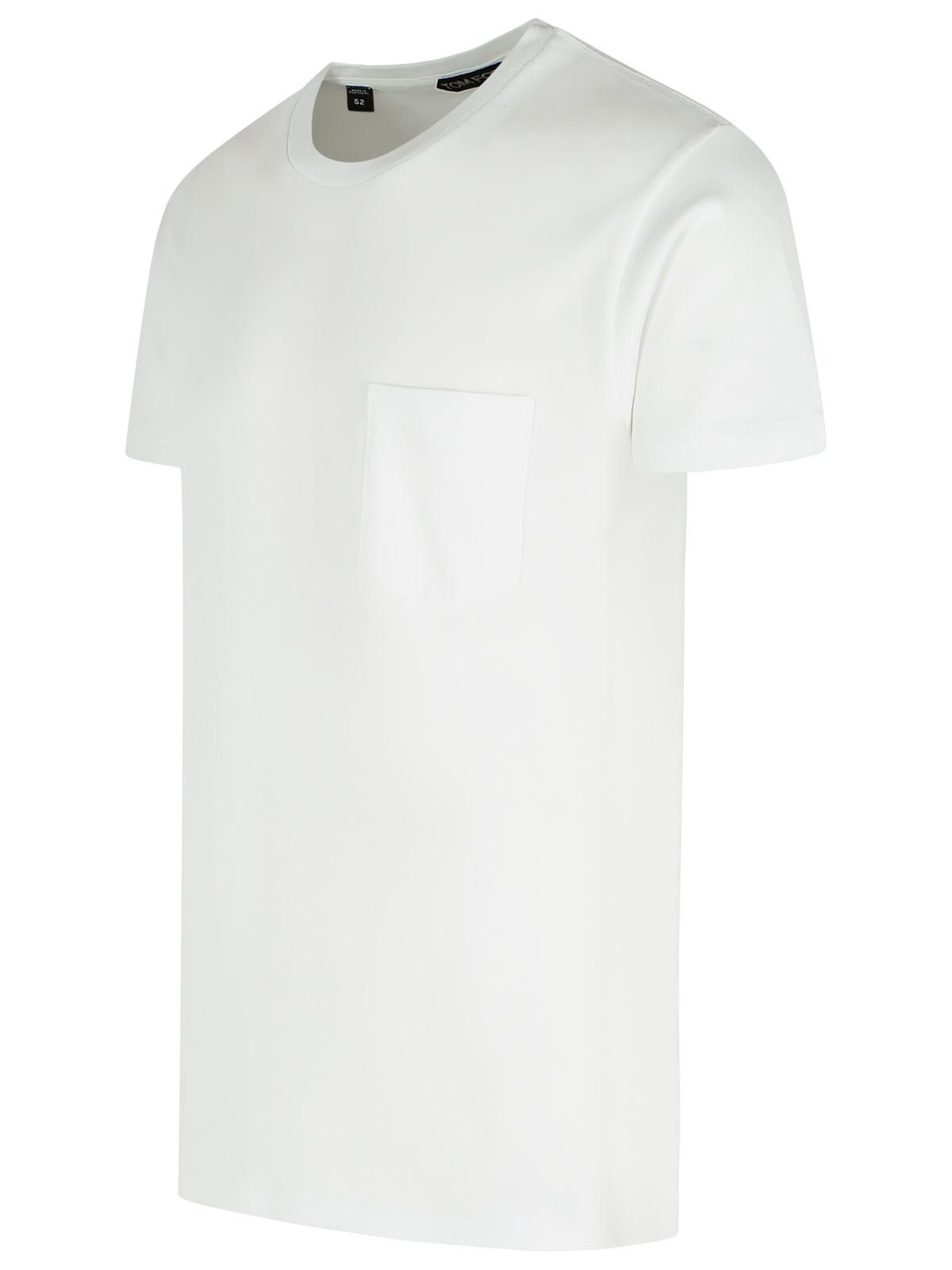 Tom Ford TOM FORD White Cotton T-Shirts Size US M / EU 48-50 / 2 - 2 Thumbnail