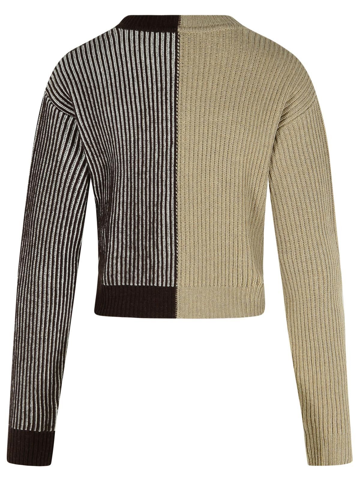 Moschino MOSCHINO JEANS Two-Tone Cashmere Blend Sweater Size S / US 4 / IT 40 - 3 Thumbnail
