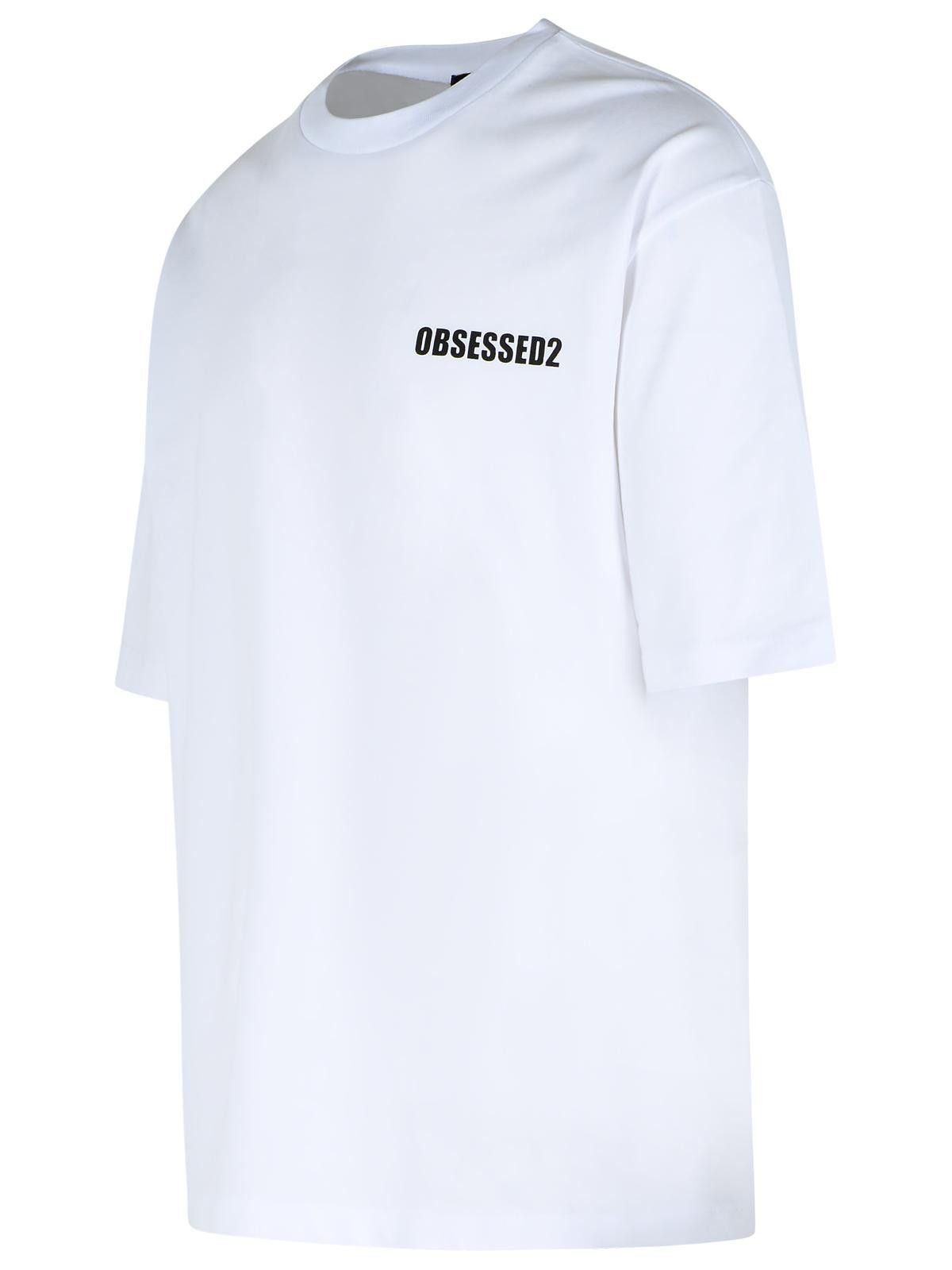 Dsquared2 DSQUARED2 'Obsessed' Black Cotton T-Shirt Size US XL / EU 56 / 4 - 2 Thumbnail