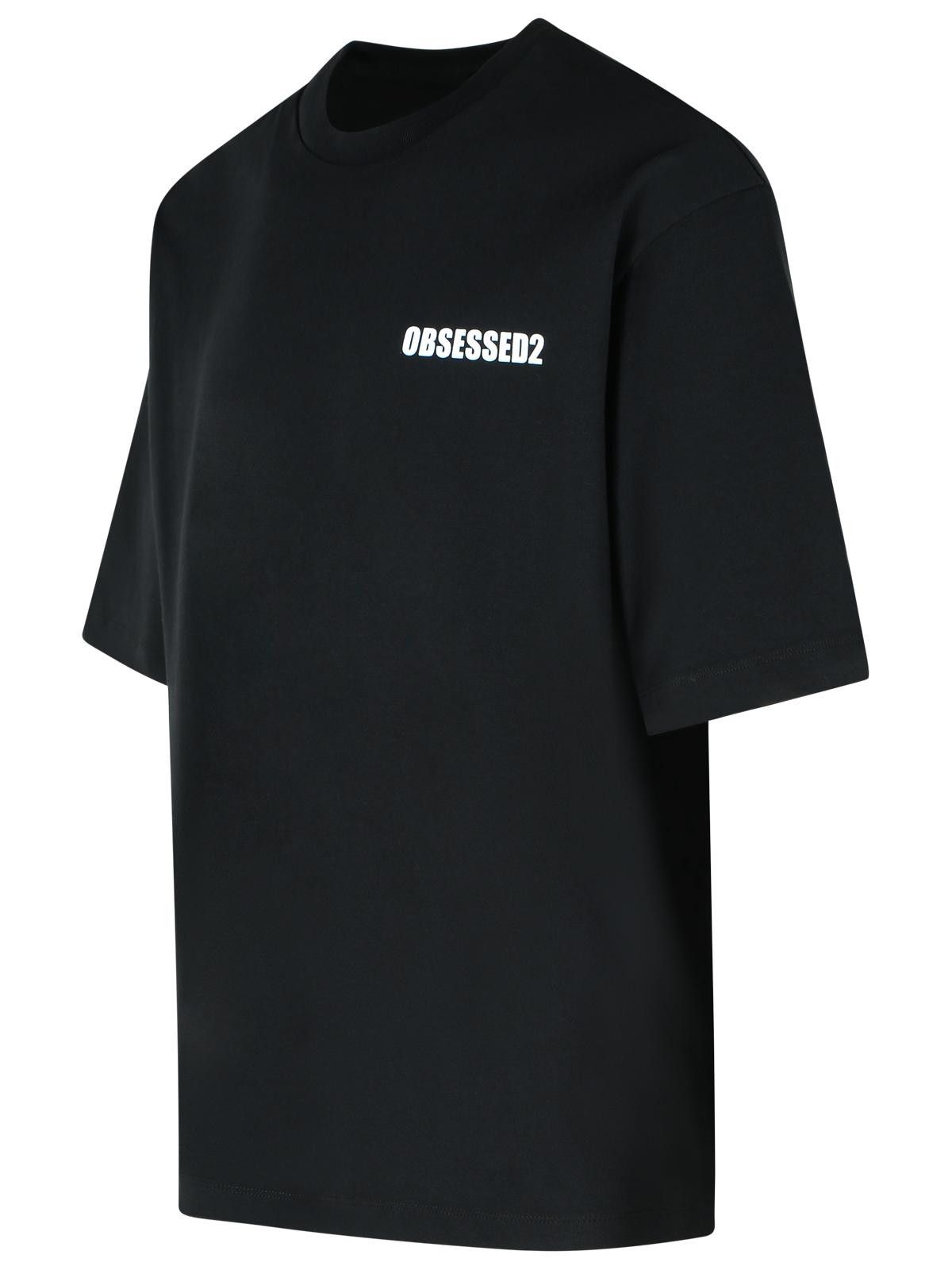 DSQUARED2 'Obsessed' Black Cotton T-Shirt