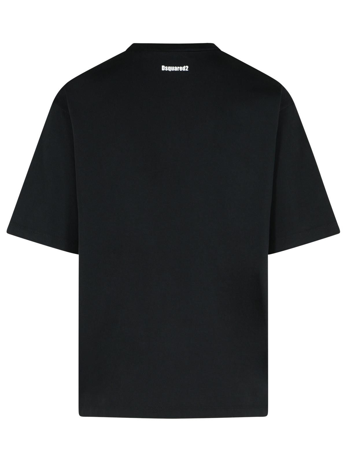 DSQUARED2 'Obsessed' Black Cotton T-Shirt