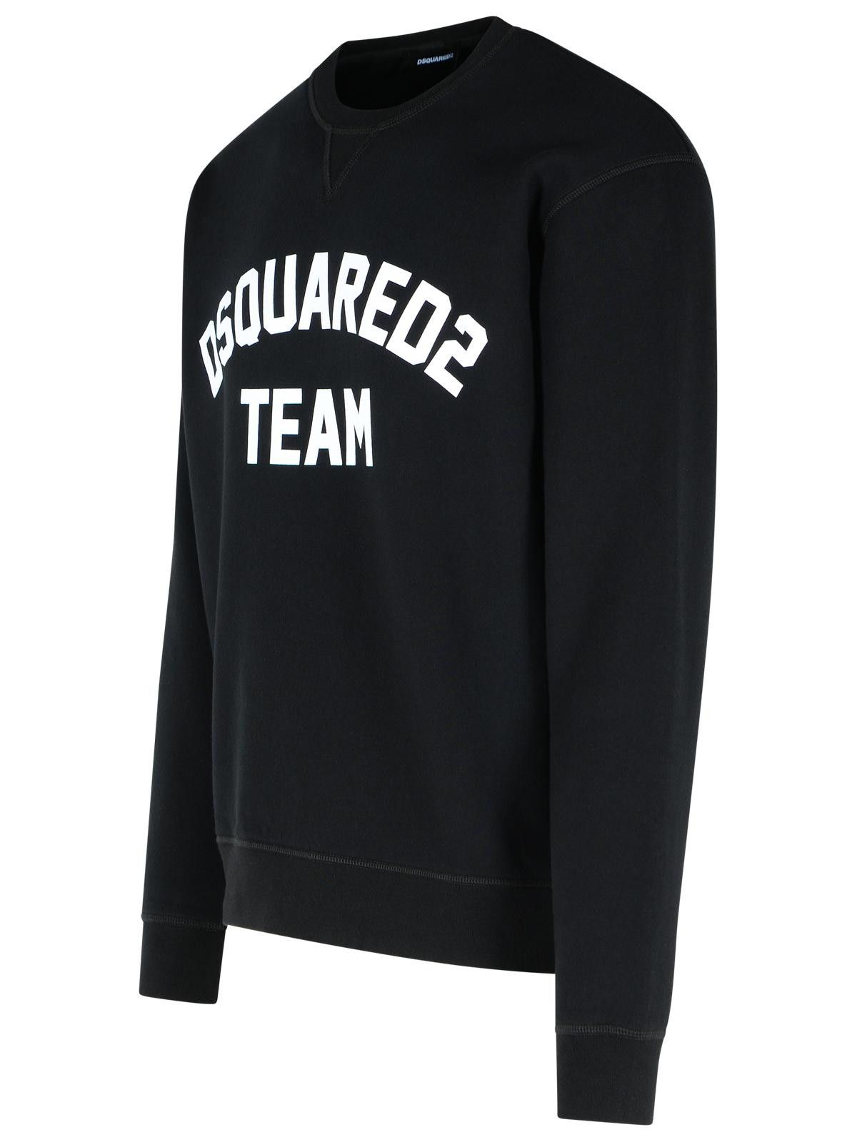 Dsquared2 DSQUARED2 Black Cotton Sweatshirt Size US S / EU 44-46 / 1 - 2 Thumbnail