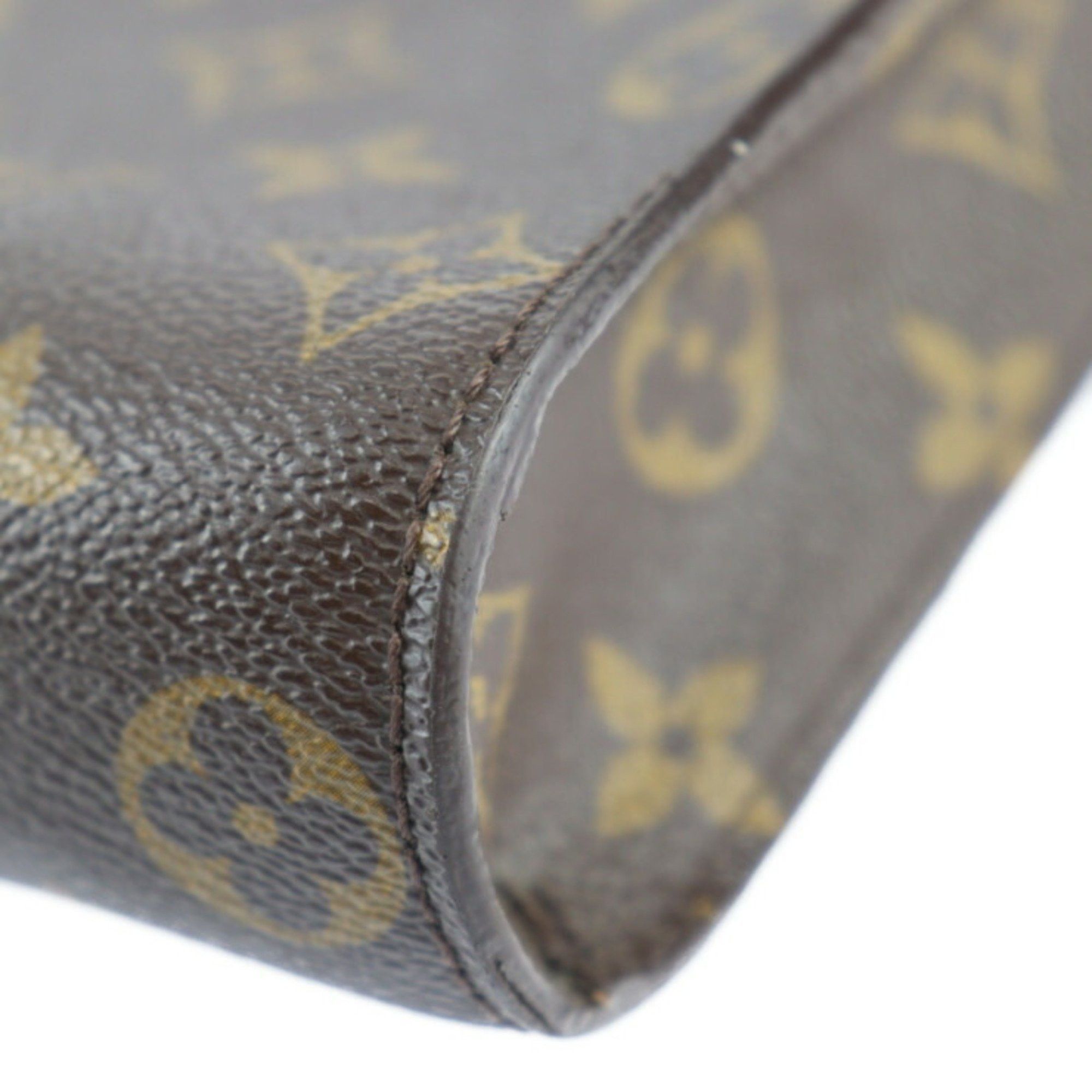Louis Vuitton Louis Vuitton Portfolio Monogram Macassar Second Bag M40301 Leather Brown Black Clutch R2425073010105 Size ONE SIZE - 7 Thumbnail