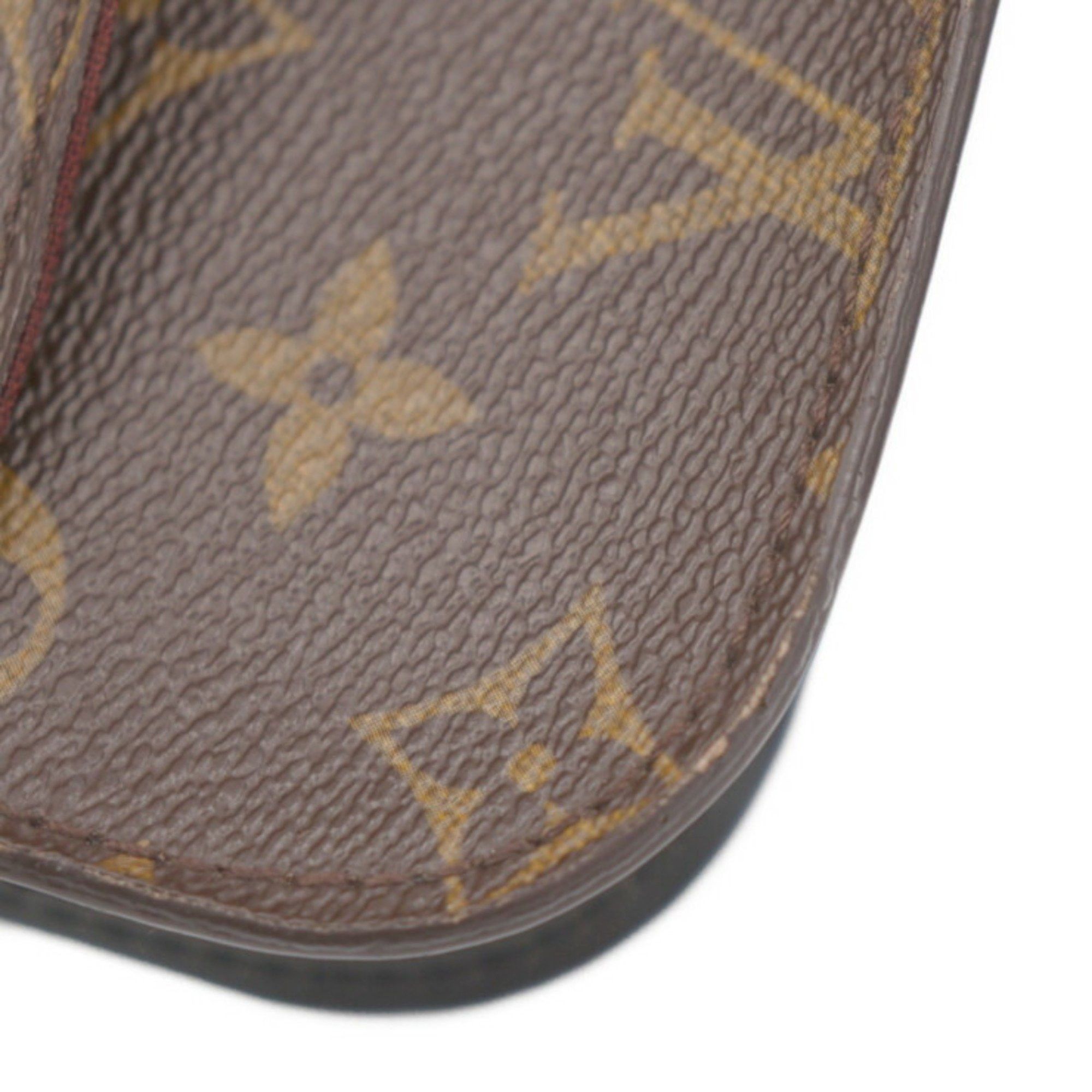 Louis Vuitton Louis Vuitton Portfolio Monogram Macassar Second Bag M40301 Leather Brown Black Clutch R2425073010105 Size ONE SIZE - 8 Thumbnail