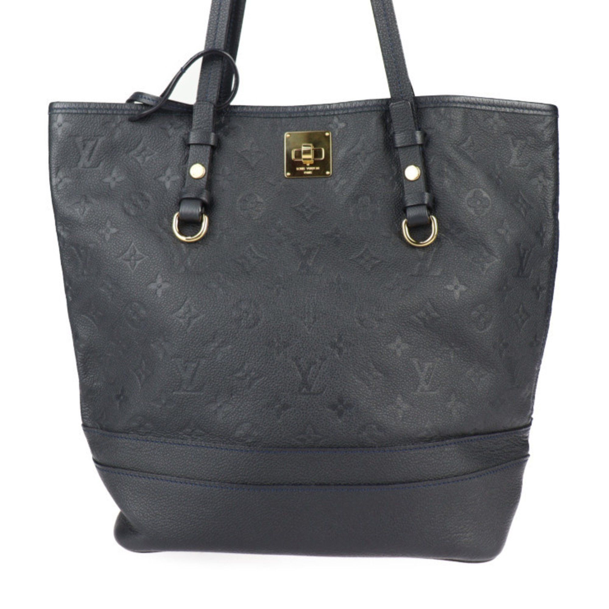 Louis Vuitton LOUIS VUITTON Citadines PM Monogram Empreinte Tote Bag M40517 Leather Black Shoulder R2419083007086 Size ONE SIZE - 2 Thumbnail