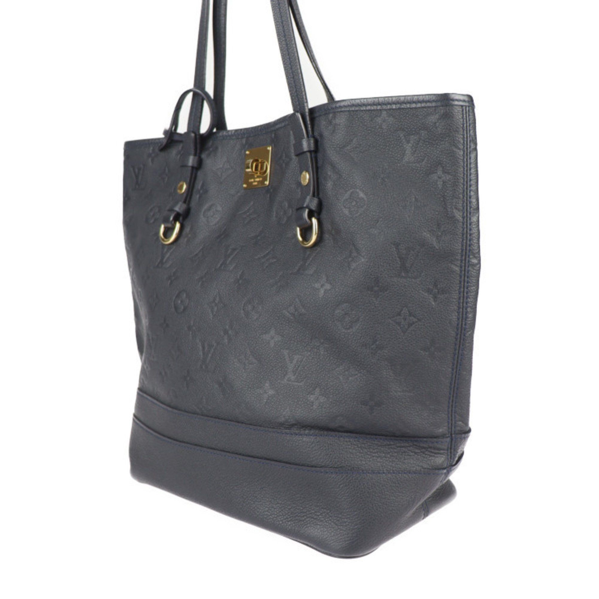Louis Vuitton LOUIS VUITTON Citadines PM Monogram Empreinte Tote Bag M40517 Leather Black Shoulder R2419083007086 Size ONE SIZE - 3 Thumbnail