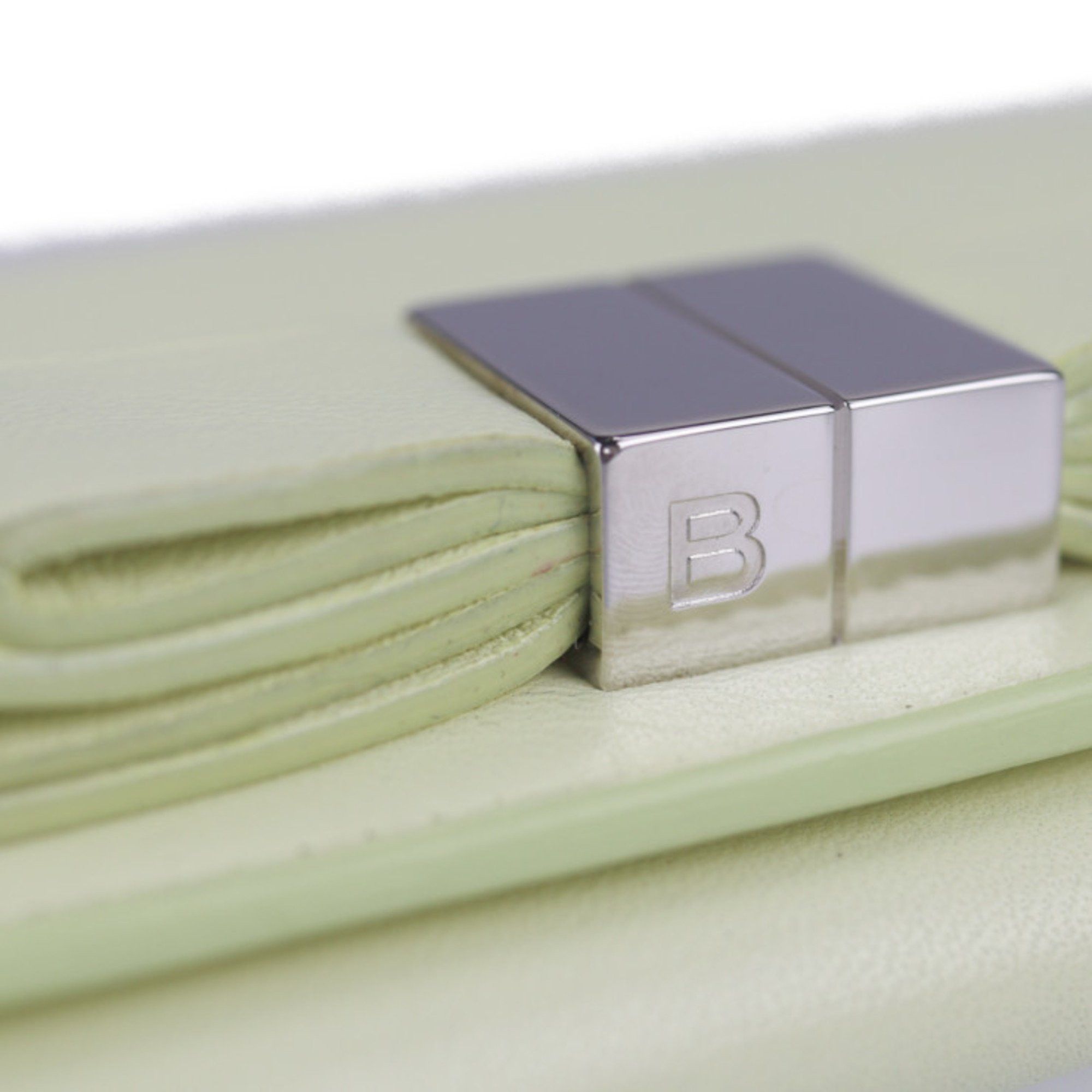 Balenciaga BALENCIAGA Classic Continental Wallet Long 354958 Leather Light Yellow Bi-fold R2130103001376 Size ONE SIZE - 8 Thumbnail