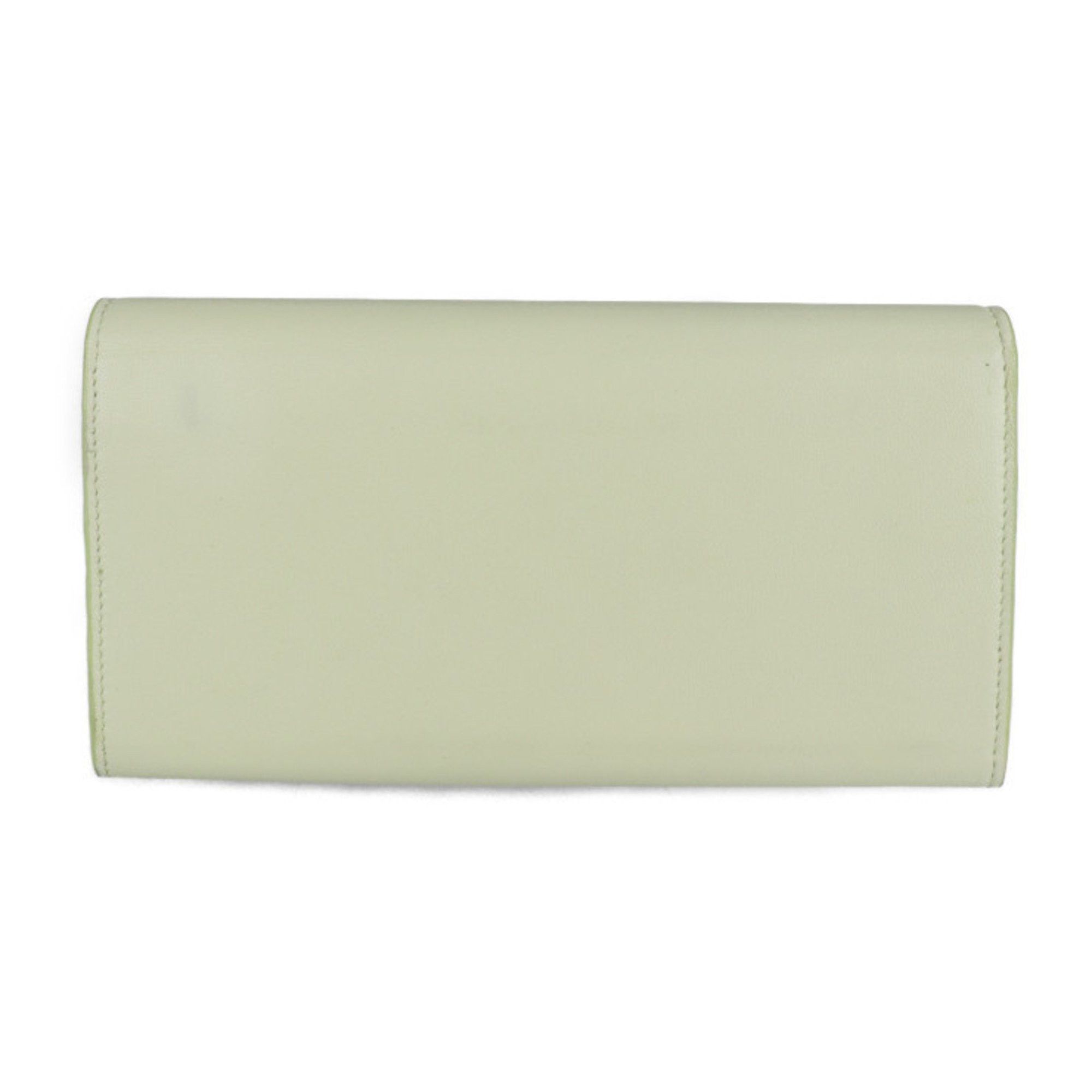 Balenciaga BALENCIAGA Classic Continental Wallet Long 354958 Leather Light Yellow Bi-fold R2130103001376 Size ONE SIZE - 3 Thumbnail