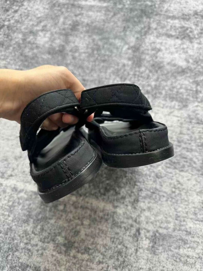 Chanel Chanel Rhinestone Velcro Sandals Size 36.5 Size US 6 / IT 36 - 4 Thumbnail
