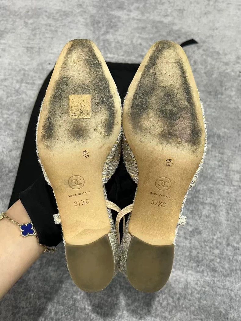 Chanel Chanel High Heels with Elegant Design Size US 7 / IT 37 - 8 Thumbnail
