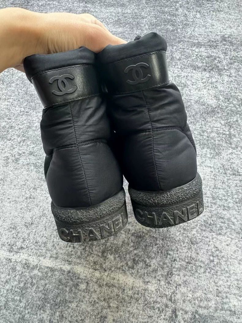 Chanel Chanel Black Snow Boots Size 38 Size US 7 / IT 37 - 5 Thumbnail