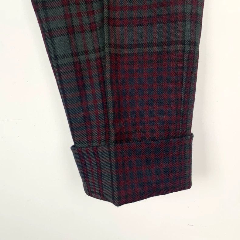 Valentino Valentino Plaid Wool Trousers Size 46 Size 42" / US 20 - 4 Thumbnail