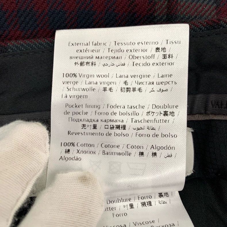 Valentino Valentino Plaid Wool Trousers Size 46 Size 42" / US 20 - 8 Thumbnail