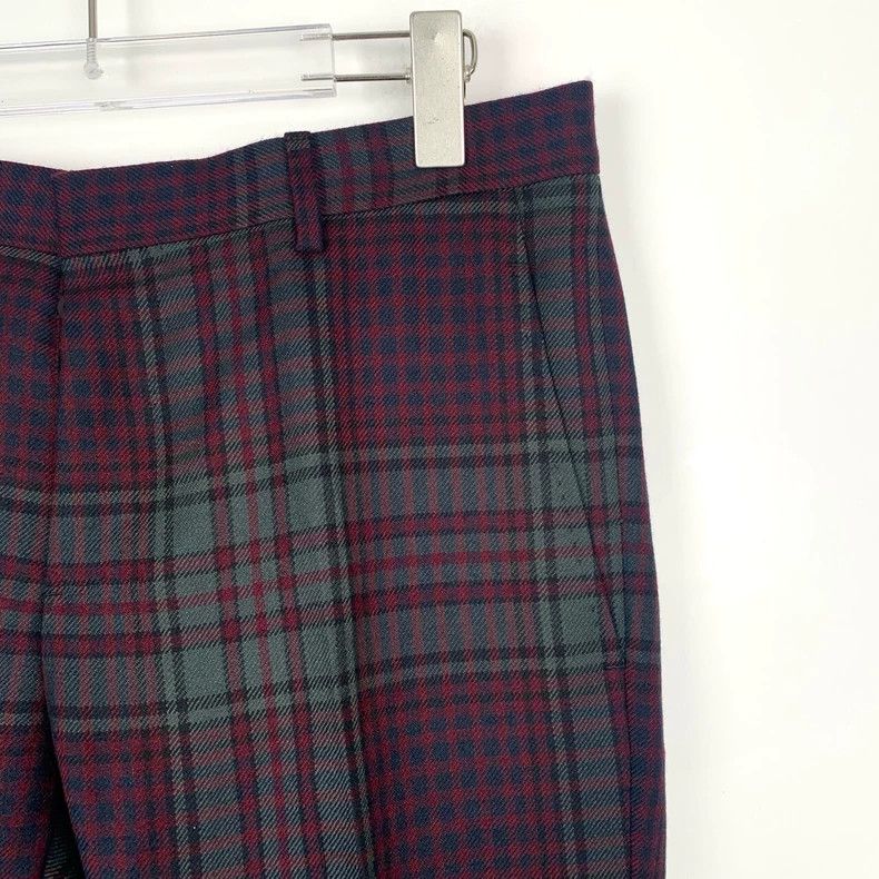 Valentino Valentino Plaid Wool Trousers Size 46 Size 42" / US 20 - 3 Thumbnail