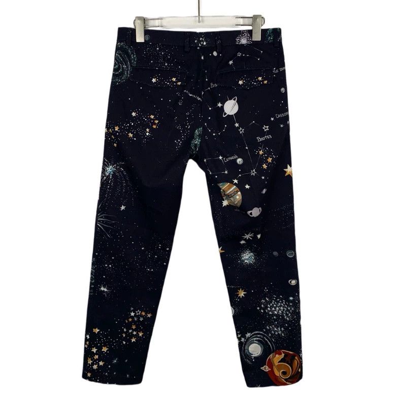 Valentino Valentino Black Printed Casual Straight Pants Size 42" / US 20 - 2 Thumbnail