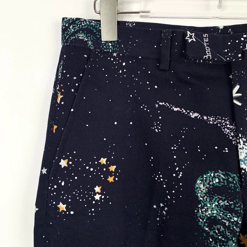 Valentino Valentino Black Printed Casual Straight Pants Size 42" / US 20 - 3 Thumbnail