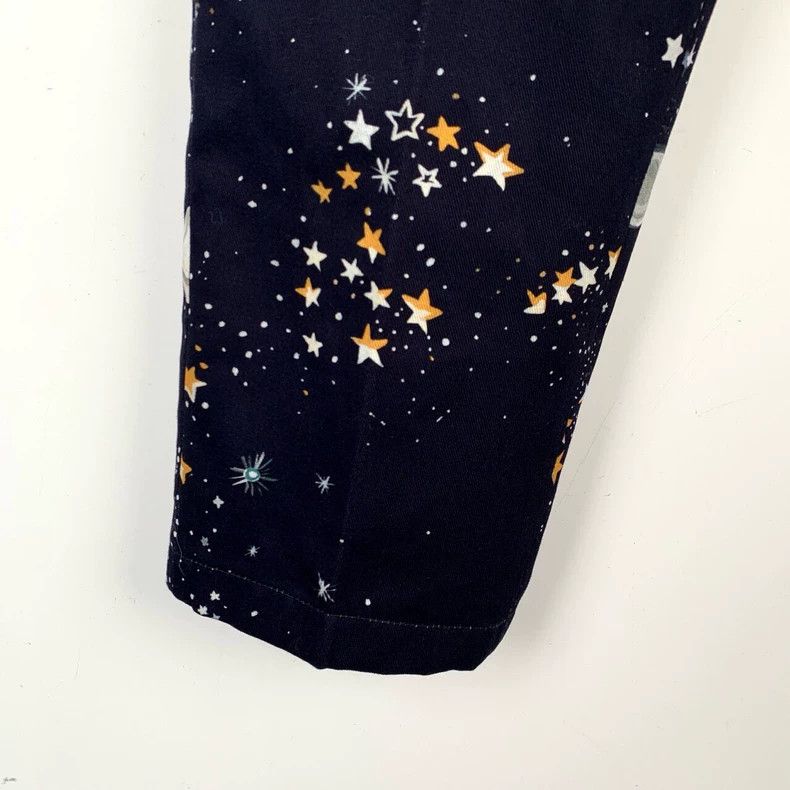 Valentino Valentino Black Printed Casual Straight Pants Size 42" / US 20 - 4 Thumbnail