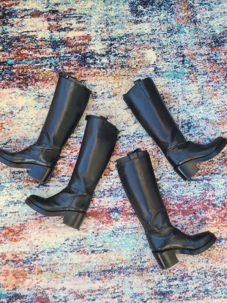 Ann Demeulemeester Ann Demeulemeester Black Riding Boots Size US 6 / IT 36 - 3 Thumbnail