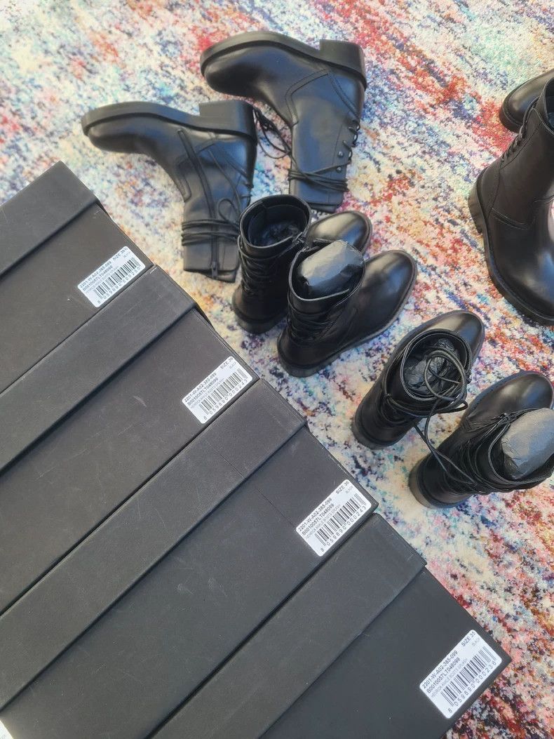 Ann Demeulemeester Ann Demeulemeester Women's Black Ankle Boots Size US 6 / IT 36 - 8 Thumbnail