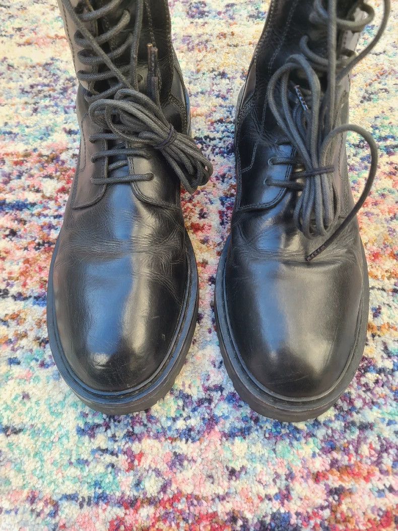 Ann Demeulemeester Ann Demeulemeester Black Combat Boots Size US 8 / IT 38 - 2 Thumbnail