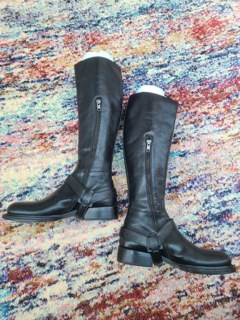 Ann Demeulemeester Ann Demeulemeester Women's Black Riding Boots Size US 6 / IT 36 - 3 Thumbnail