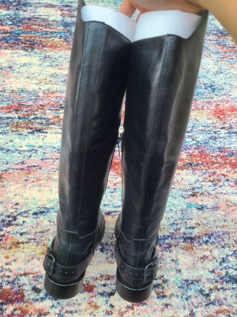 Ann Demeulemeester Ann Demeulemeester Women's Black Riding Boots Size US 6 / IT 36 - 5 Thumbnail