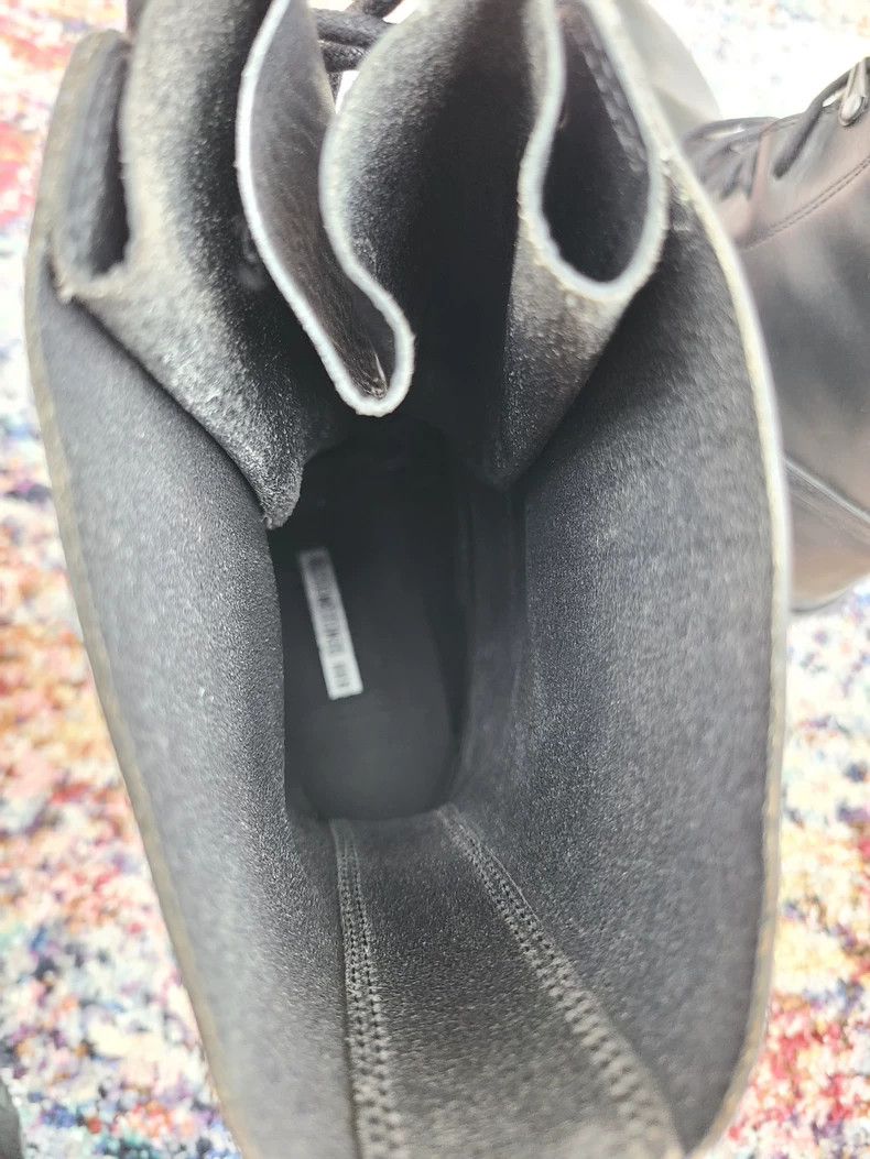 Ann Demeulemeester Ann Demeulemeester Black Military Boots Size US 8 / IT 38 - 6 Thumbnail