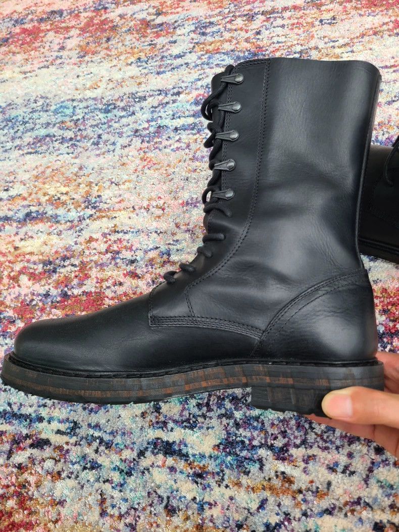 Ann Demeulemeester Ann Demeulemeester Black Military Boots Size US 8 / IT 38 - 3 Thumbnail