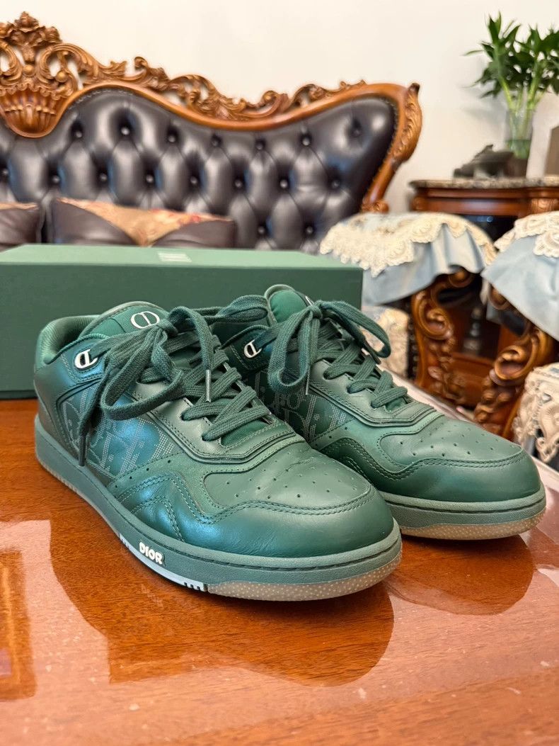DIOR Men's Sneakers Limited Edition Green
