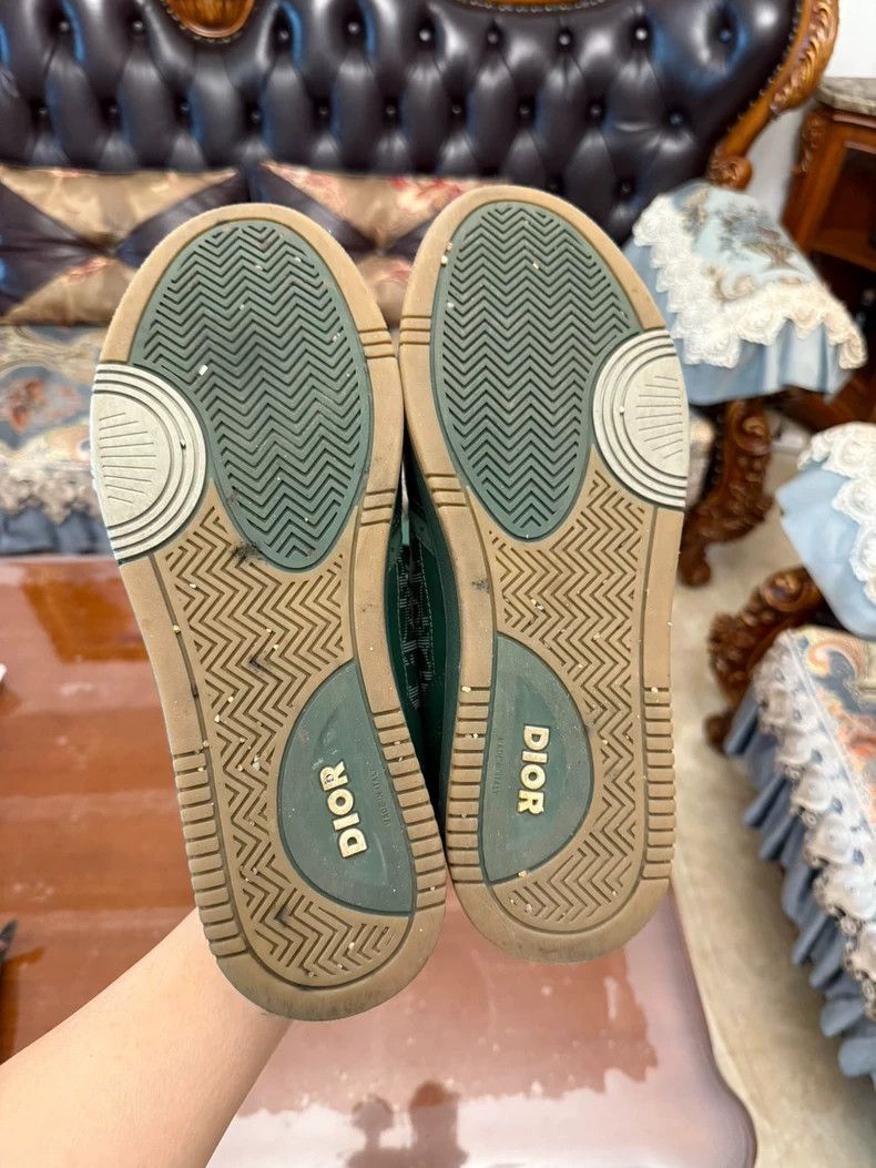 DIOR Men's Sneakers Limited Edition Green