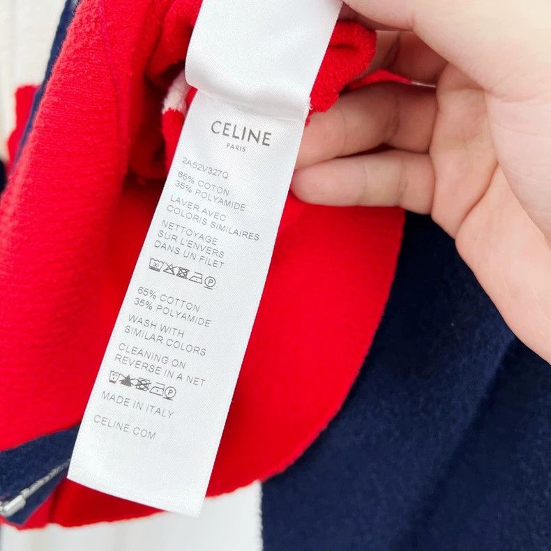 Celine Celine Color Block Zip-Up Hoodie Jacket Size S / US 4 / IT 40 - 6 Thumbnail