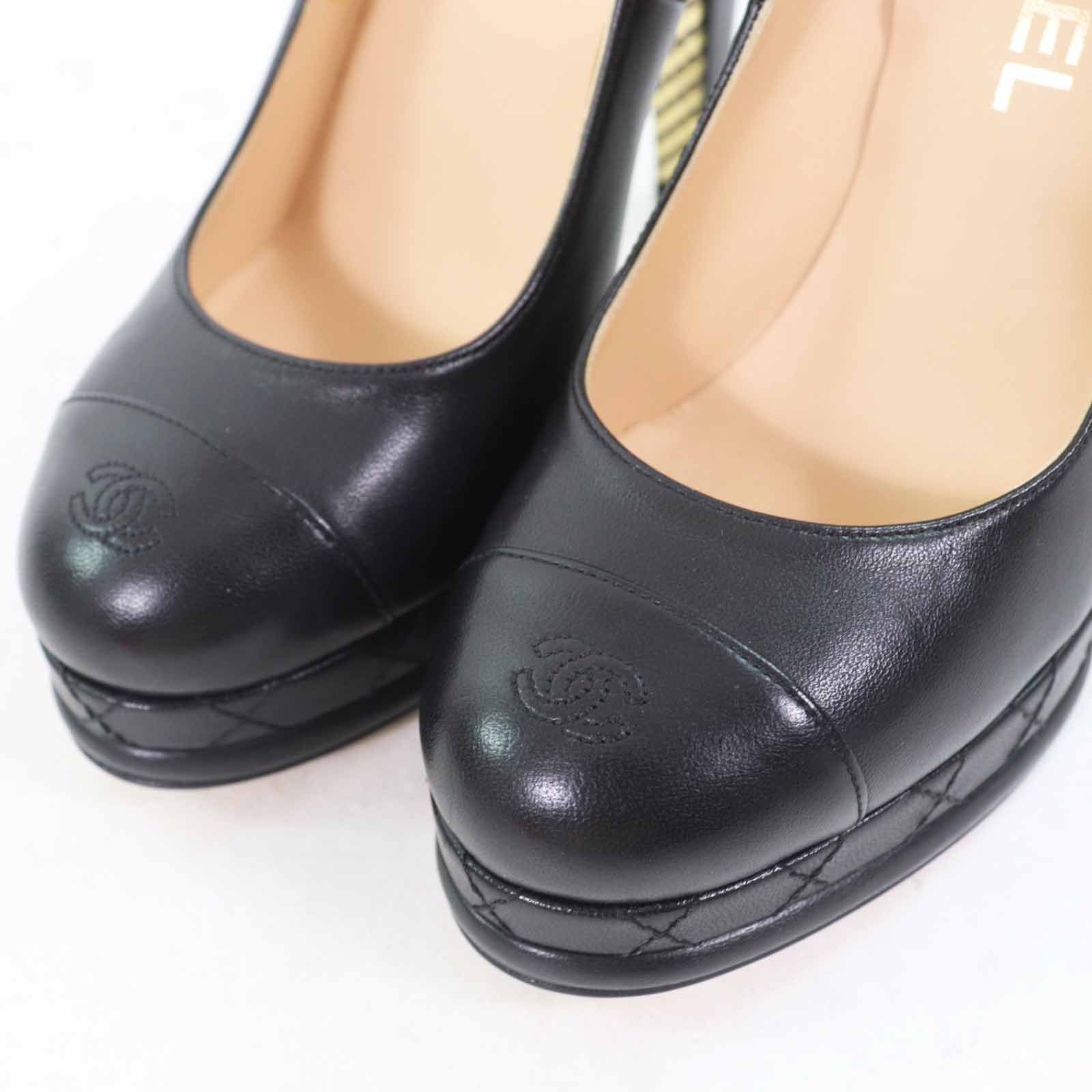 Chanel Chanel Chanel COCO Mark Leather Pumps Leather Shoes G28461 DUTY FREE for USA Size ONE SIZE - 5 Thumbnail