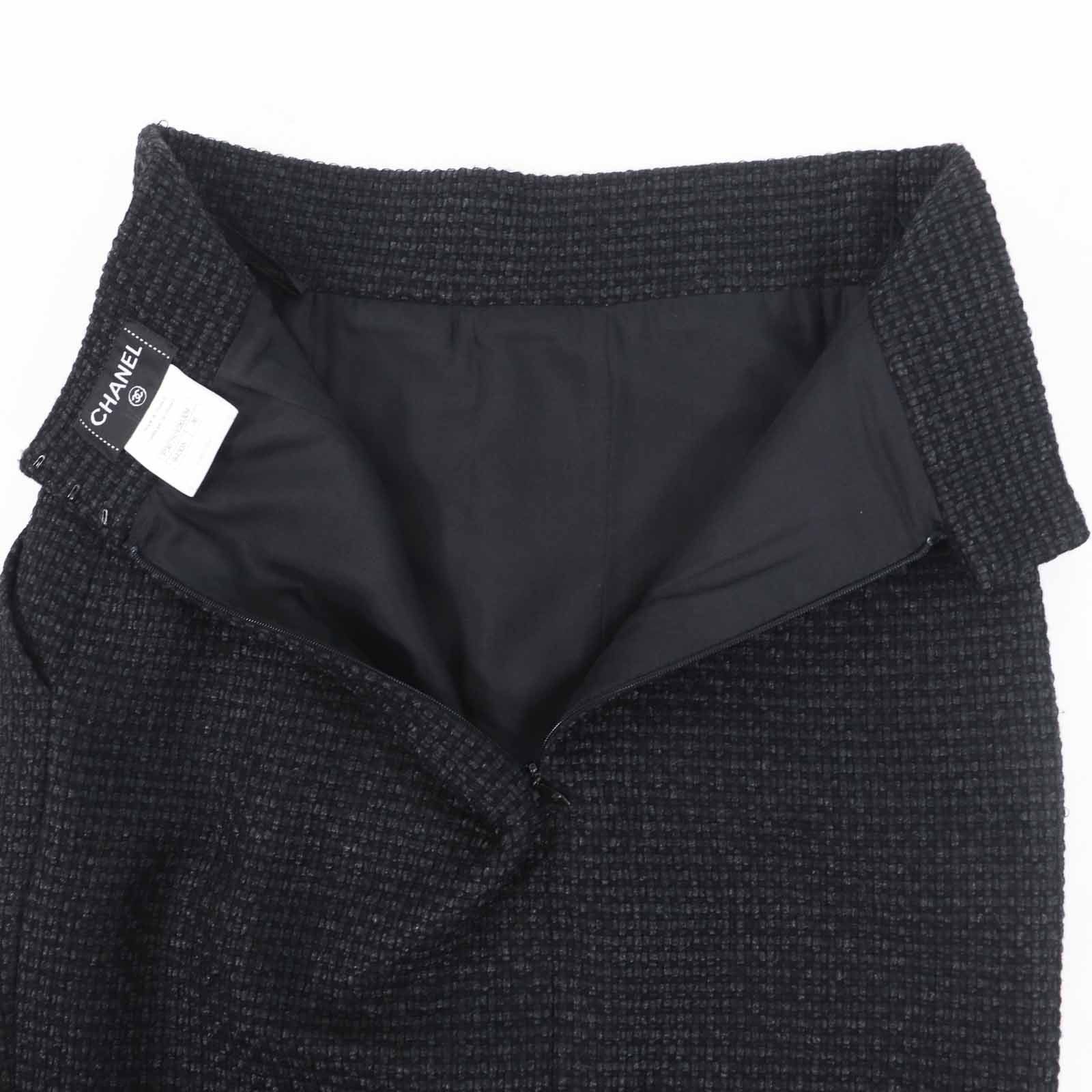 Chanel Chanel Chanel COCO Mark Tweed Wool Skirt Others Skirts P36751 Size ONE SIZE - 5 Thumbnail