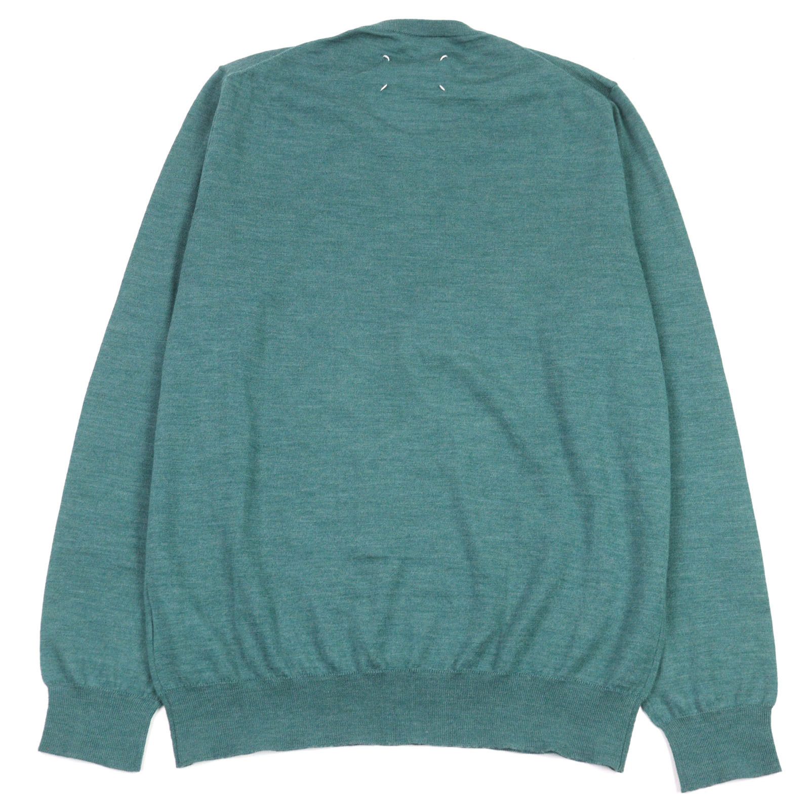 Maison Margiela Maison Martin Margiela Maison Margiela 10 Icon Stitch CrewNeck Sweater Wool Knit Natural Material Tops S50HA0908 Size ONE SIZE - 3 Thumbnail