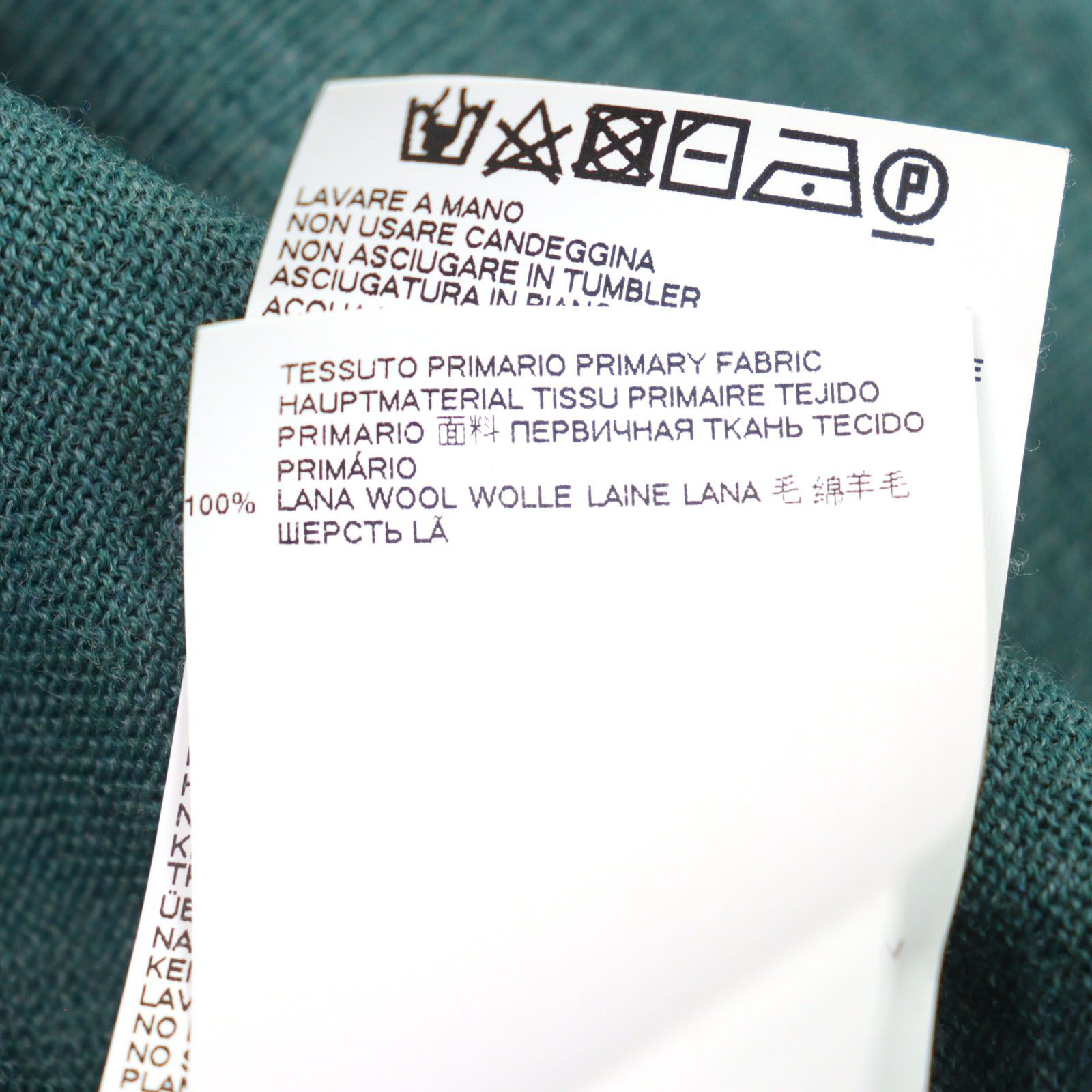 Maison Margiela Maison Martin Margiela Maison Margiela 10 Icon Stitch CrewNeck Sweater Wool Knit Natural Material Tops S50HA0908 Size ONE SIZE - 7 Thumbnail