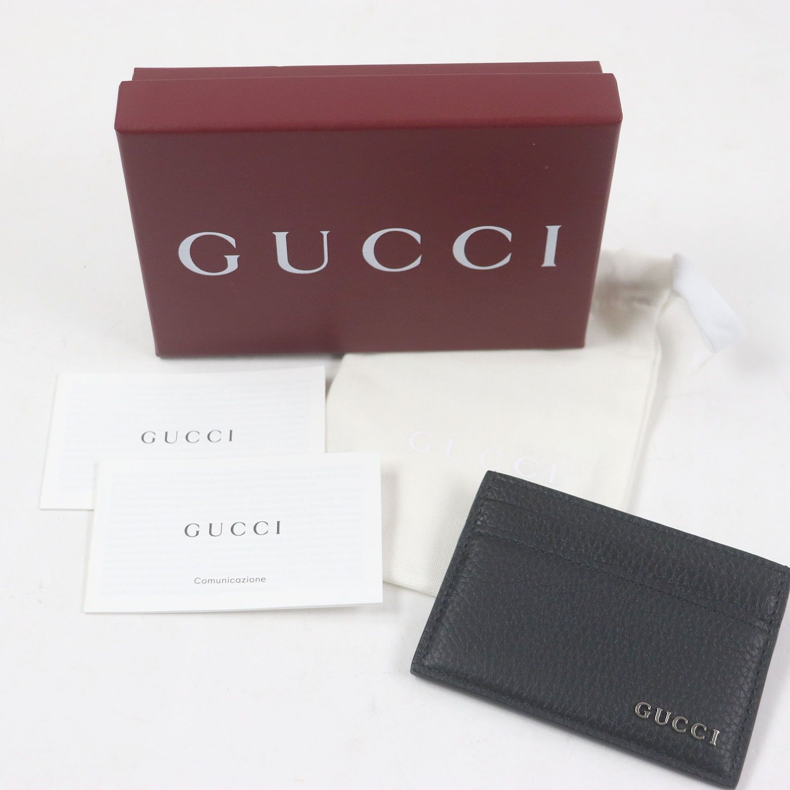 Gucci Gucci Gucci Card Case Leather Card Case Leather Card Case 771157 DUTY FREE for USA Size ONE SIZE - 2 Thumbnail