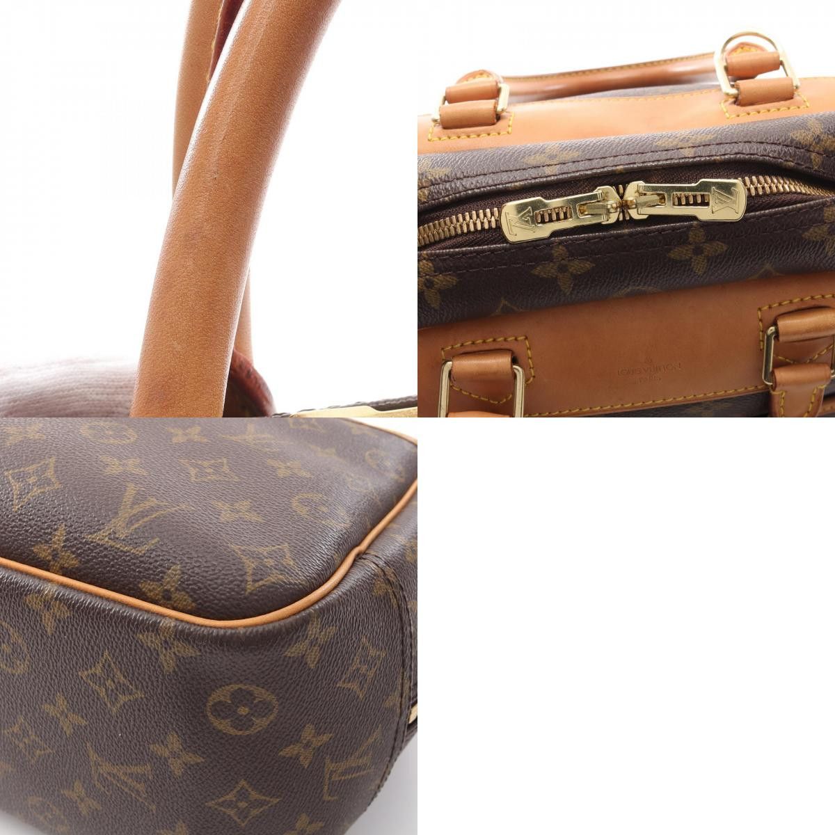 Louis Vuitton Louis Vuitton Louis Vuitton Deauville Monogram Handbag Canvas Handbag M47270 Size ONE SIZE - 10 Thumbnail
