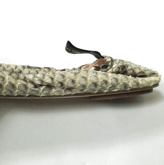 Other Other Gianvito Rossi AUDREY Python Ballet Shoes Leather Shoes G21785 DUTY FREE for USA Size ONE SIZE - 7 Thumbnail