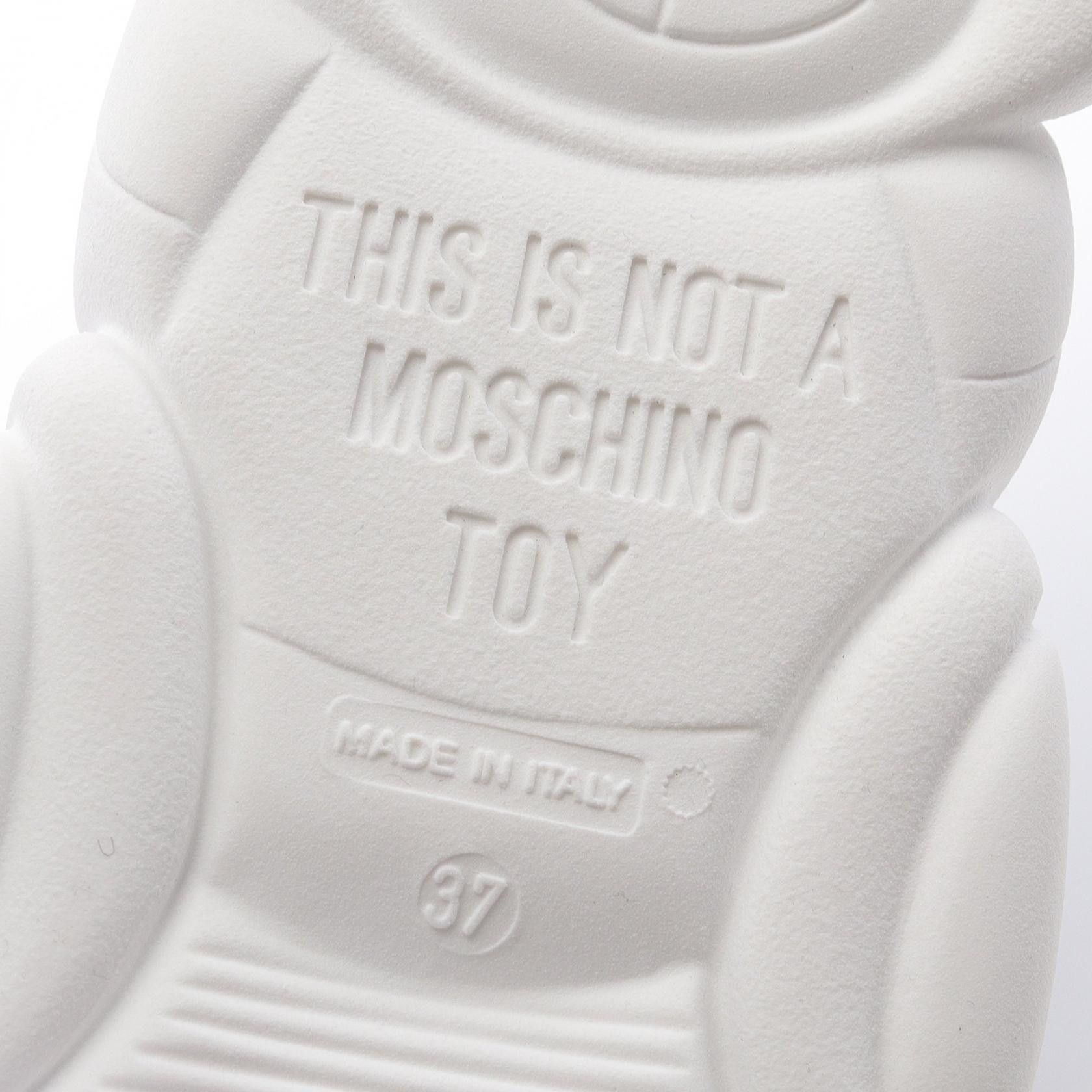 Moschino Moschino Moschino Logo Leather Fabric Sneakers Leather Shoes Size ONE SIZE - 6 Thumbnail