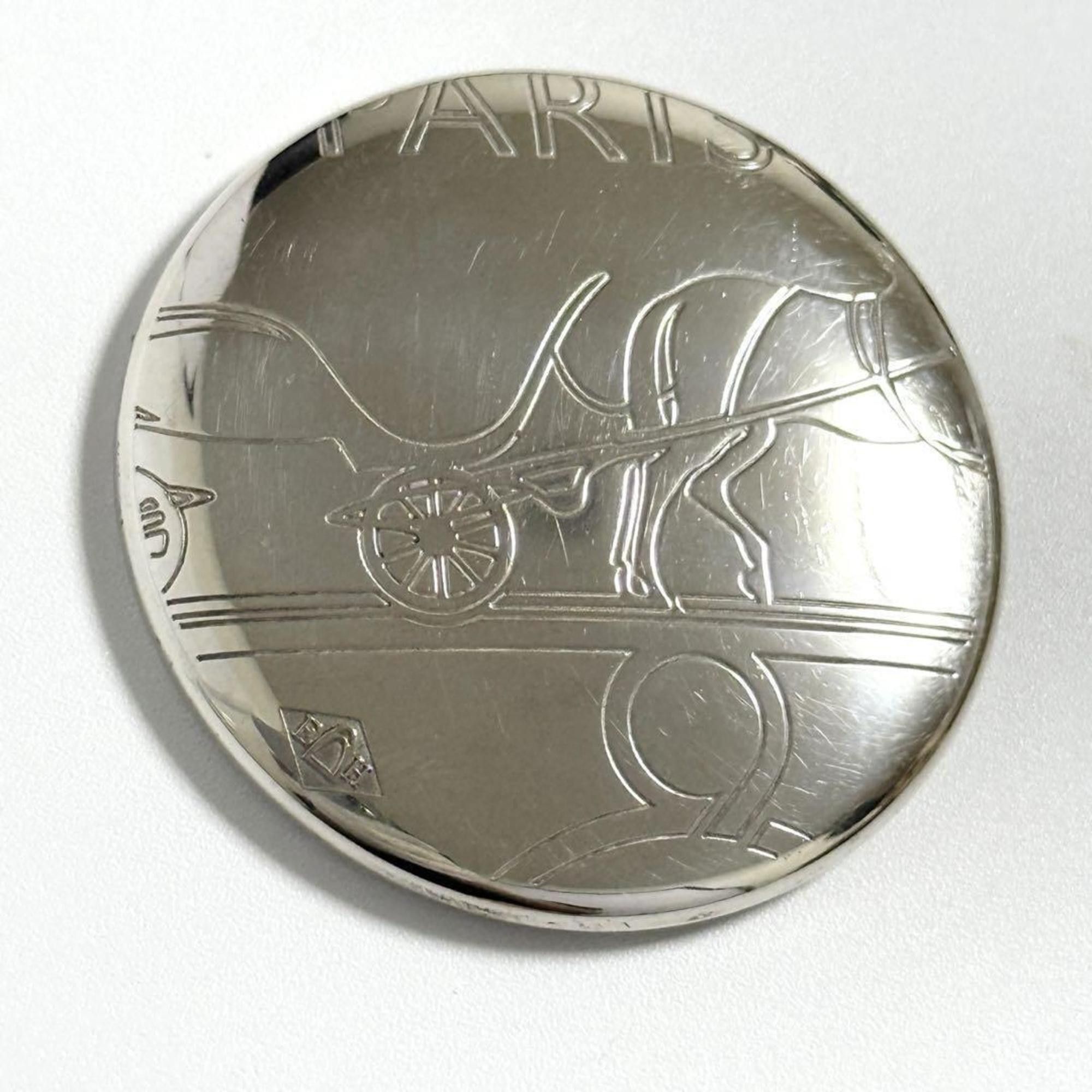 Hermes Women's Men's Vintage Brooch Pin Badge 925