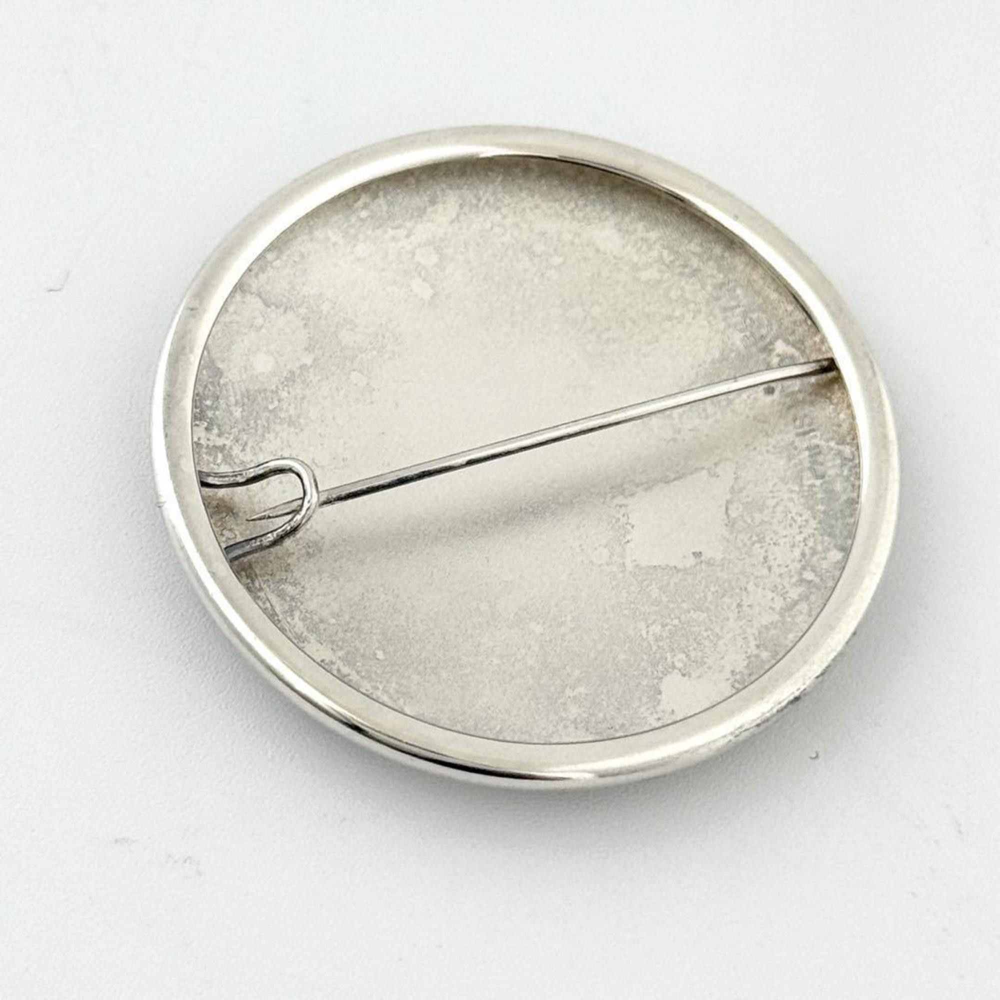 Hermes Women's Men's Vintage Brooch Pin Badge 925