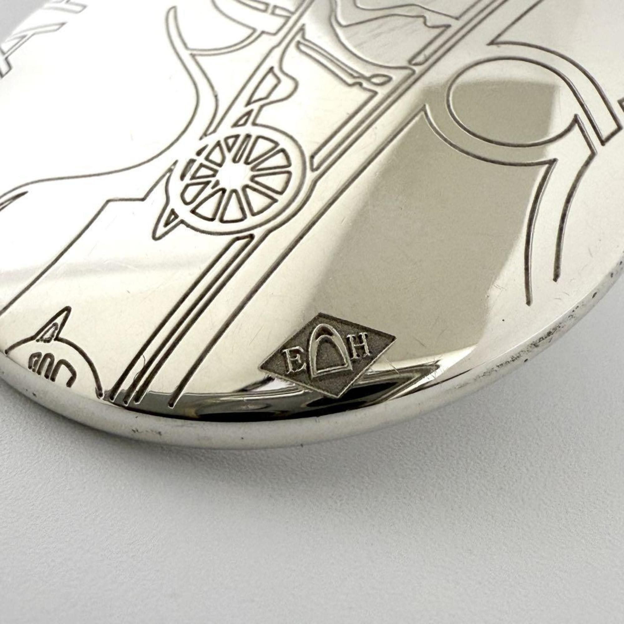 Hermes Women's Men's Vintage Brooch Pin Badge 925