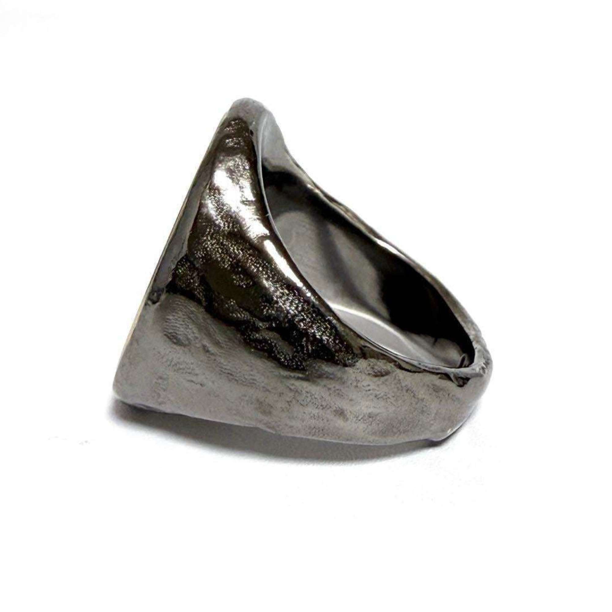 Dior Christian Dior Dior Men's Signet Ring, Combination Color Size ONE SIZE - 2 Thumbnail
