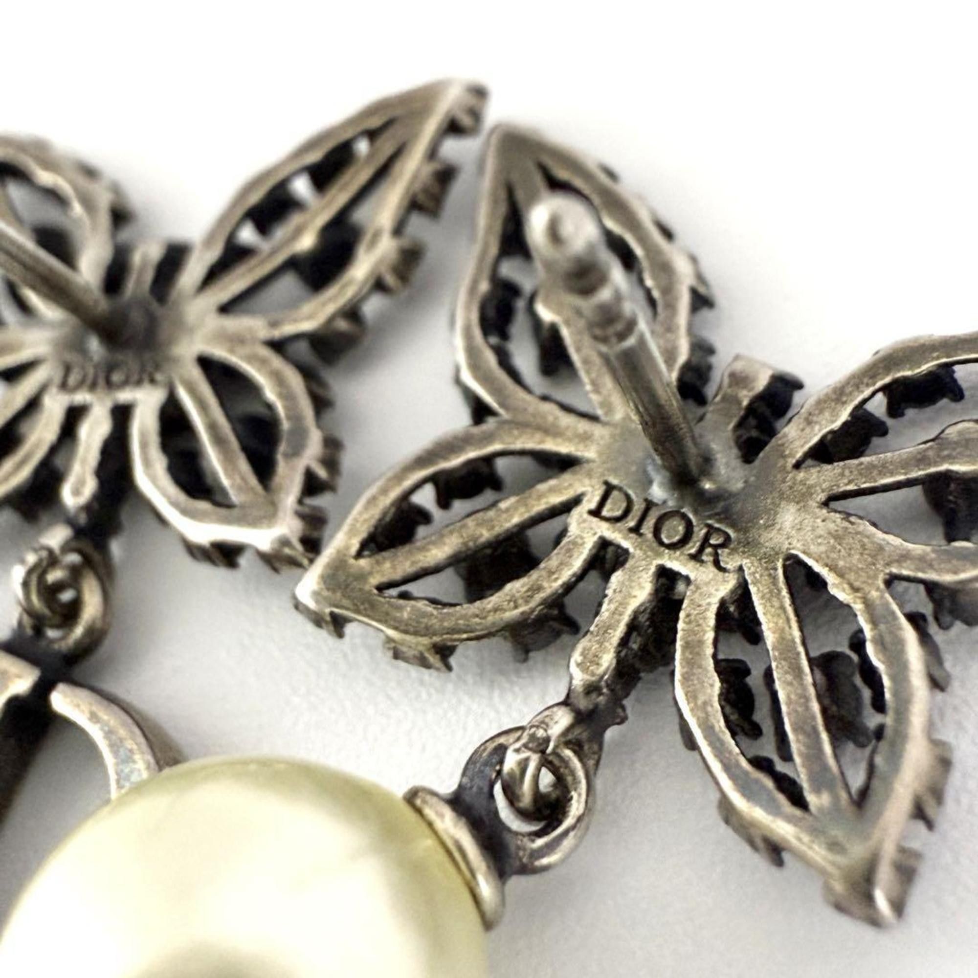 Dior Christian Dior Dior Women's Asymmetrical Earrings Papillon Butterfly Size ONE SIZE - 7 Thumbnail