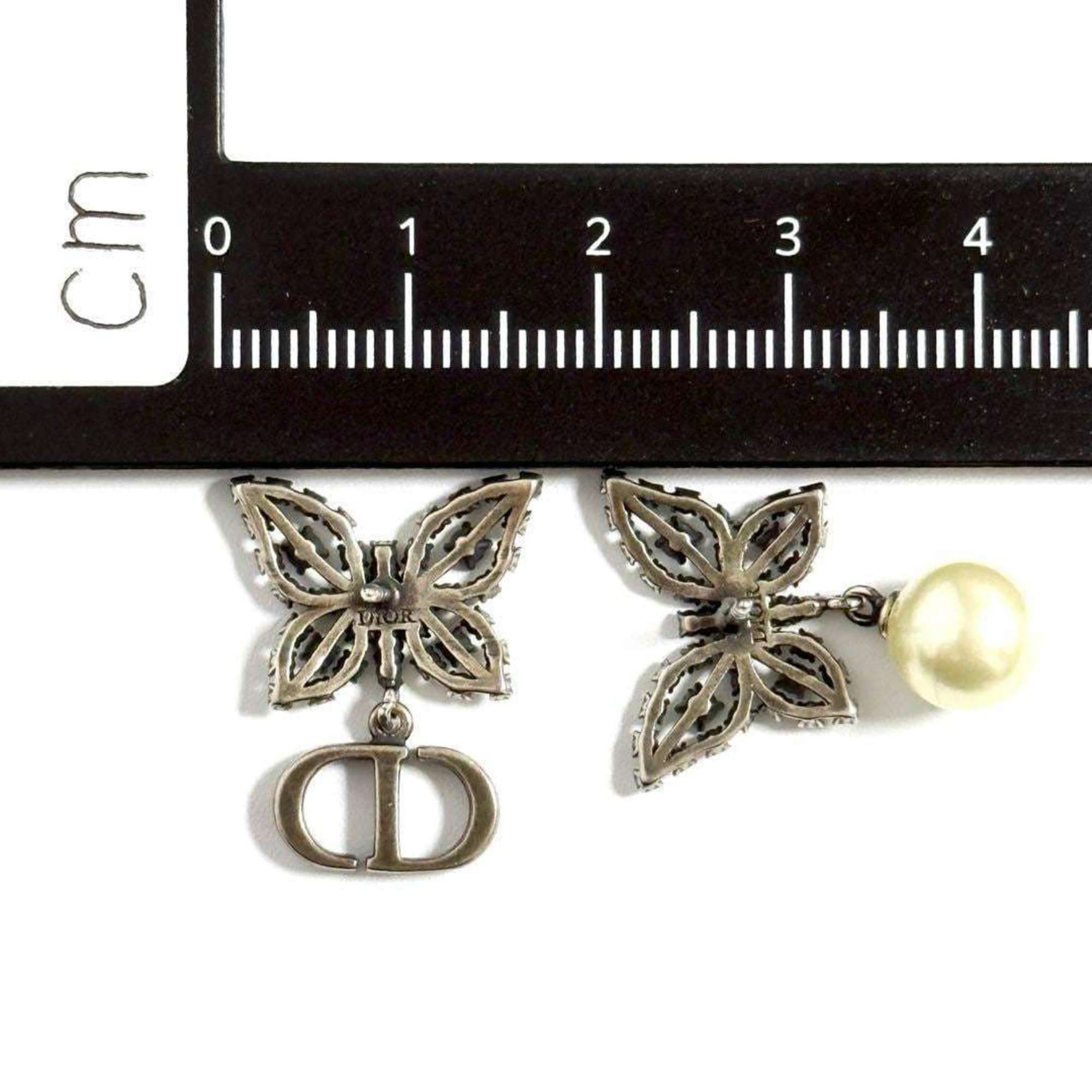 Dior Christian Dior Dior Women's Asymmetrical Earrings Papillon Butterfly Size ONE SIZE - 8 Thumbnail
