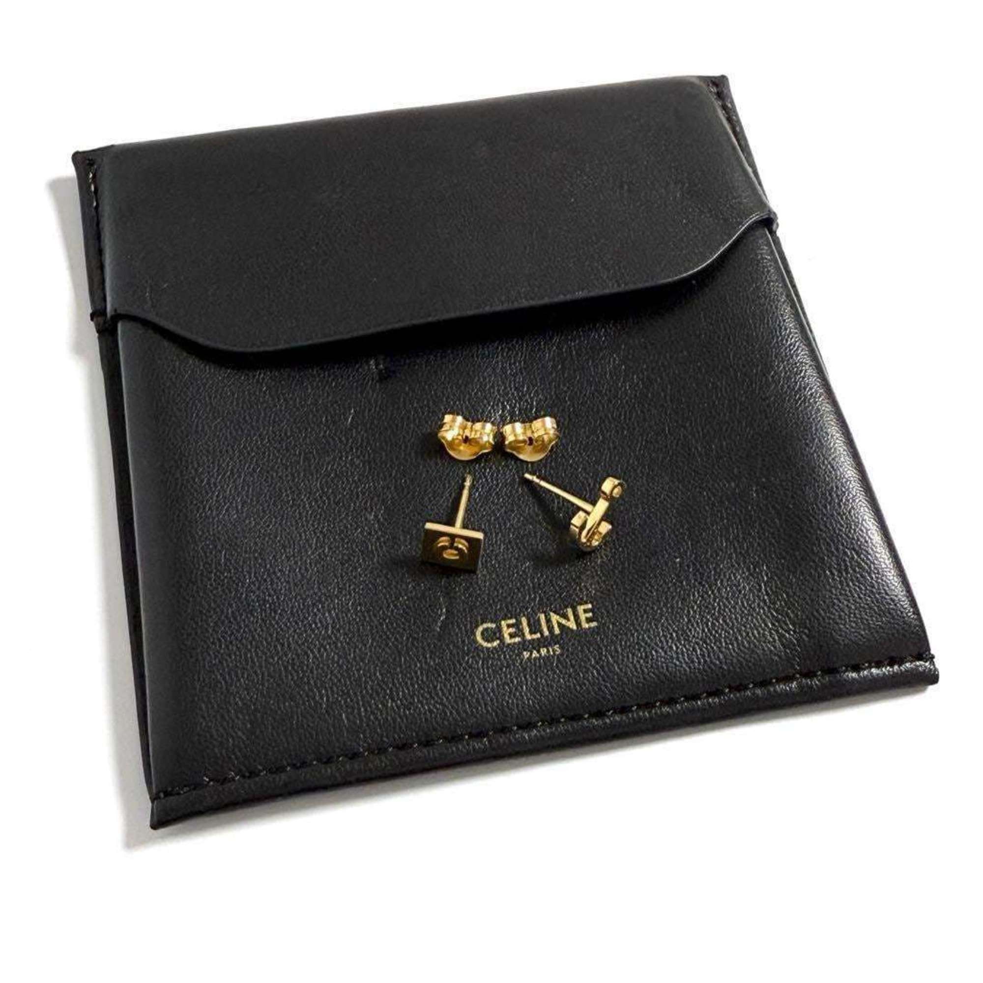 Celine Celine Women's Asymmetrical Earrings C Logo Anchor Size ONE SIZE - 10 Thumbnail