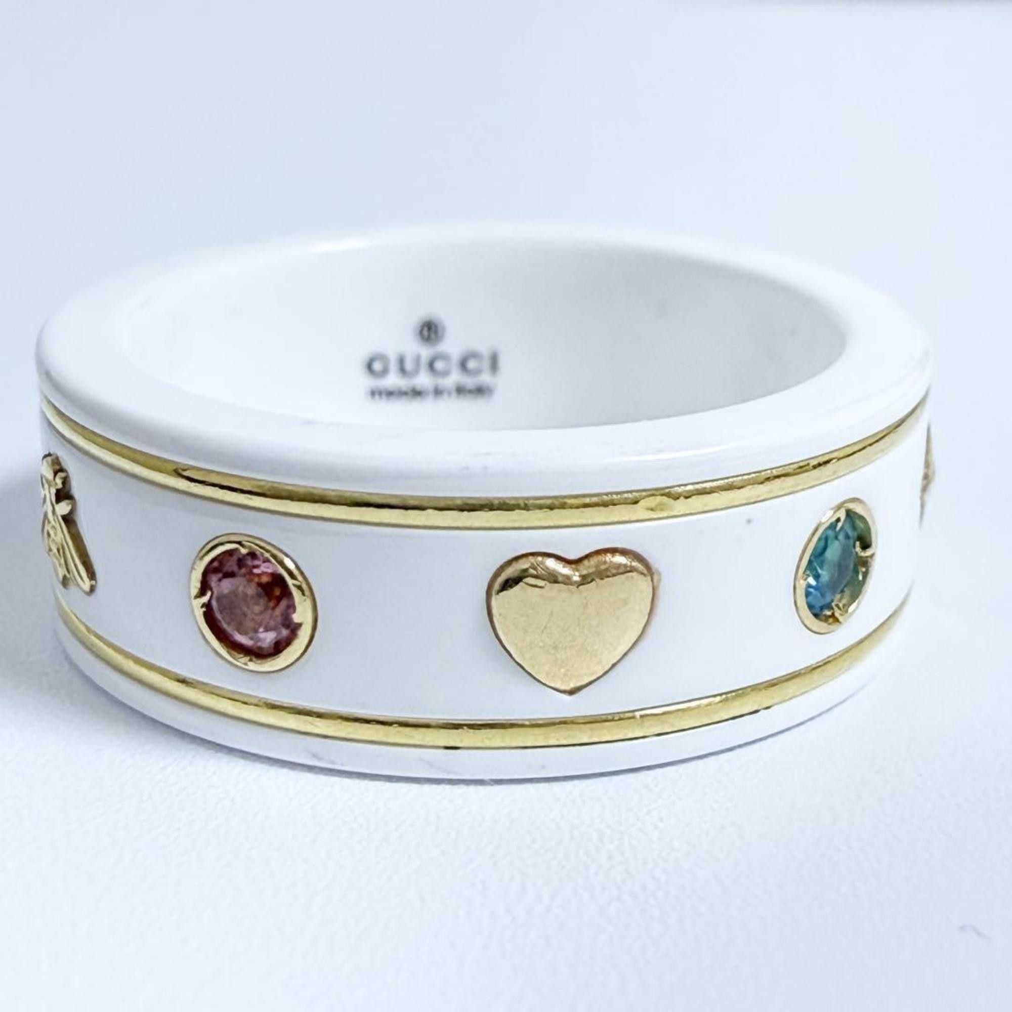 Gucci Gucci Women's Icon Gemstone Ring Size ONE SIZE - 6 Thumbnail