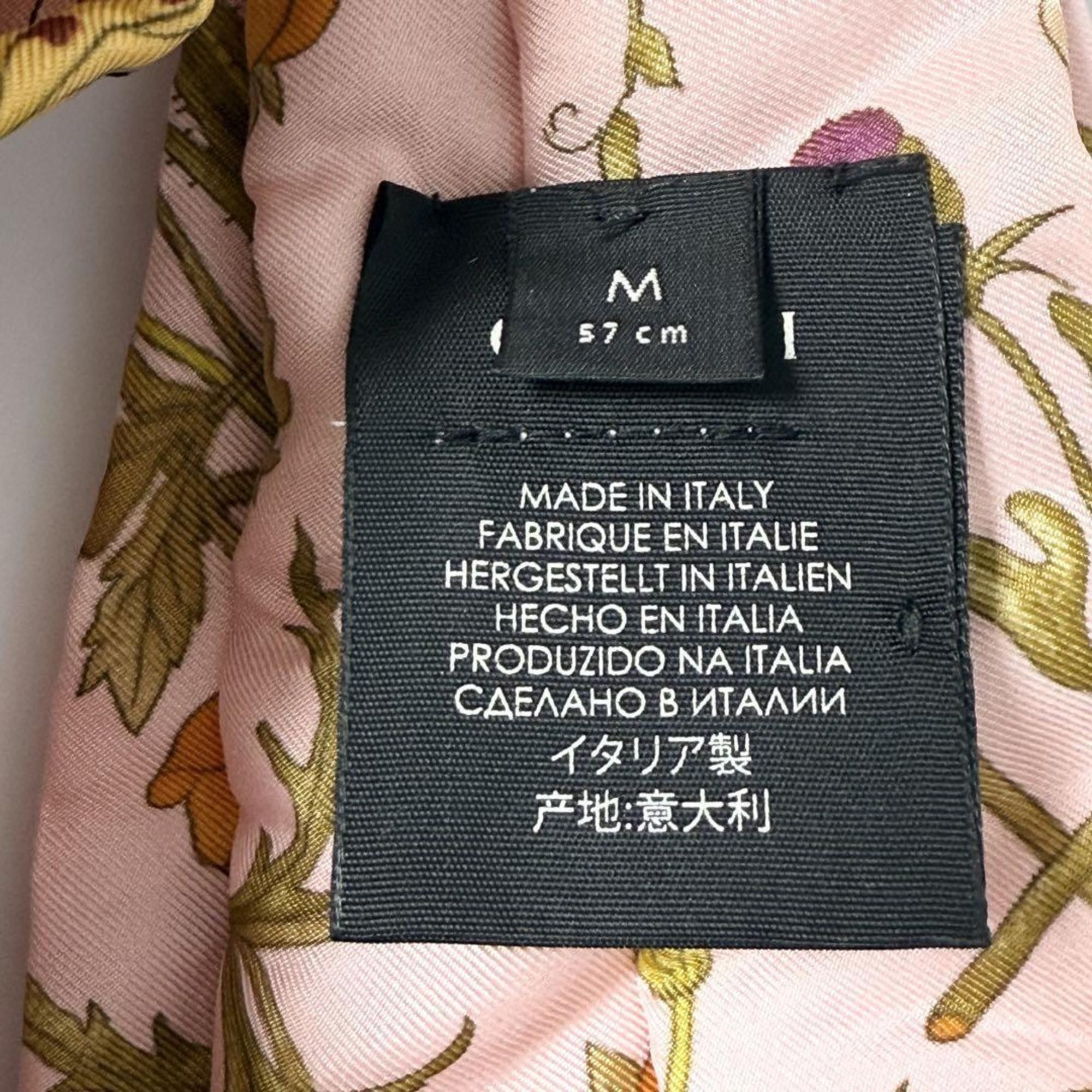 Gucci Gucci Women's Headband Hairband Silk Flora Pink Size ONE SIZE - 9 Thumbnail